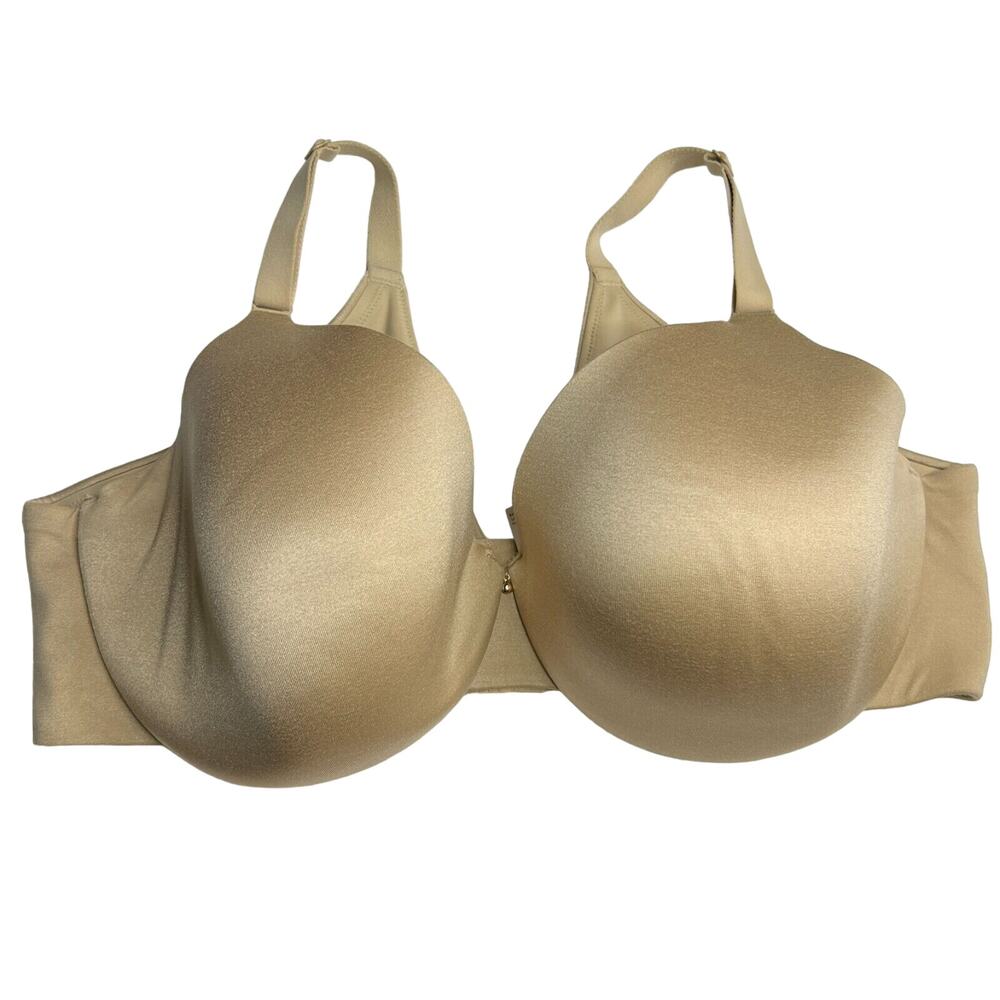 Cacique Women's 44DD Beige Full Coverage Underwire Bra Lightly Lined